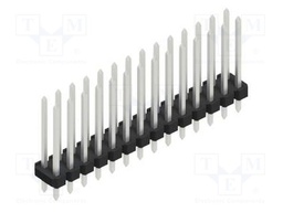 Connector: pin strips; pin header; male; PIN: 28; 2.54mm; THT; 2x14