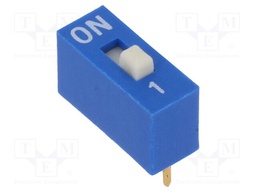 Switch: DIP-SWITCH; Poles number: 1; ON-OFF; 0.025A/24VDC; Pos: 2