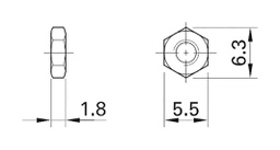 Accessories: nut; for mounting banana plugs,for banana plugs