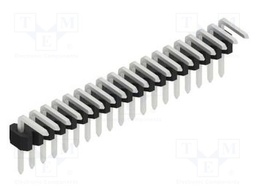Connector: pin strips; pin header; male; PIN: 19; 1.27mm; THT; 1x19