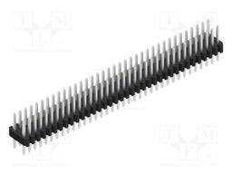 Connector: pin strips; pin header; male; PIN: 72; 1.27mm; THT; 2x36