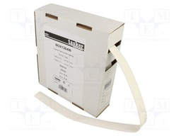 Heat shrink sleeve; glueless; 2: 1; 12.7mm; L: 5m; white