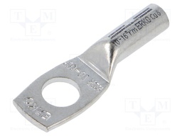 Tip: ring tube; M10; 16mm2; crimped; for cable; tinned; copper