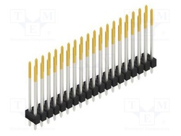 Connector: pin strips; pin header; male; PIN: 38; 2.54mm; THT; 2x19