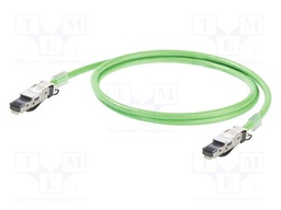 Patch cord; SF/UTP; Cat 5e; RJ45 plug,both sides; stranded; 70m