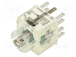 Contact block; -30÷70°C; IP00; Contacts: NC x2 + NO x2; 3mm
