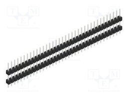 Connector: pin strips; pin header; male; PIN: 36; 2.54mm; THT; 1x36