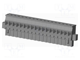 Connector: pluggable terminal block; plug; female; angled 90°