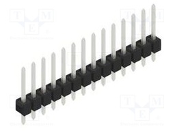 Connector: pin strips; pin header; male; PIN: 14; 2.54mm; THT; 1x14