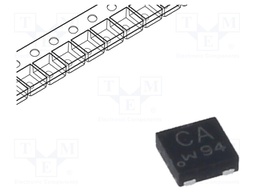 Transistor: PNP; bipolar; 80V; 1A; 1.65W; DFN2020D-3