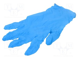 Protective gloves; Size: L; blue; nitryl; 100pcs.