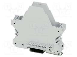Enclosure base; with terminals; grey; UL94V-0; ME 22,5; X: 84.8mm