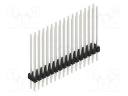 Connector: pin strips; pin header; male; PIN: 32; 2.54mm; THT; 2x16