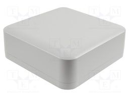 Enclosure: multipurpose; X: 200mm; Y: 200mm; Z: 70mm; ABS; light grey