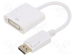 Adapter; DisplayPort 1.1; DisplayPort plug,DVI-I (24+5) socket