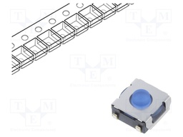 Microswitch TACT; SPST-NO; Pos: 2; 0.05A/12VDC; SMT; none; 3.5N