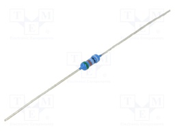 Resistor: metal film; THT; 909kΩ; 250mW; ±0.5%; 6.3x2.3mm; 10ppm/°C