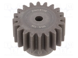 Spur gear; whell width: 40mm; Ø: 55mm; Number of teeth: 20; ZCL