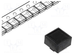 Inductor: wire; SMD; 2525; 10uH; 1600mA; 0.036Ω; 6.3x6.3x4.7mm; ±20%
