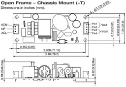 Power supply: switched-mode; 15W; 120÷370VDC; 85÷264VAC; OUT: 1