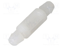 PCB distance; polyamide; L: 9.5mm; latch/latch; natural; UL94V-2