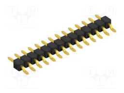 Connector: pin strips; pin header; male; PIN: 14; 2.54mm; SMT; 1x14