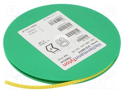 Markers for cables and wires; Label symbol: 7; 2÷5mm; PVC; yellow