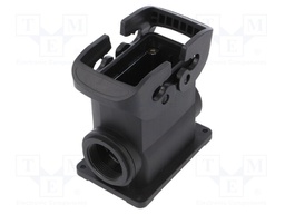 Enclosure: for rectangular connectors; Han Eco B; straight; M32