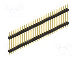 Connector: pin strips; pin header; male; PIN: 32; 2.54mm; THT; 1x32