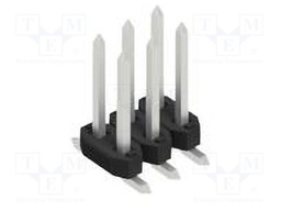 Connector: pin strips; pin header; male; PIN: 6; 2mm; SMT; 2x3; 100V