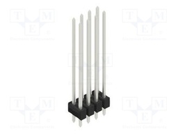 Connector: pin strips; pin header; male; PIN: 8; 2.54mm; THT; 2x4