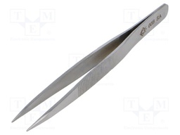 Tweezers; 120mm; Blade tip shape: sharp; multipurpose