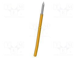 Needle-like test probe; Operational spring compression: 2.2mm