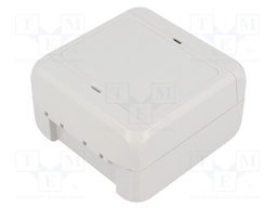 Enclosure: multipurpose; X: 80mm; Y: 89mm; Z: 47mm; BOCUBE; ABS; grey