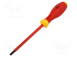 Screwdriver: insulated; slot; SL 5.5; 125mm; 1kVAC