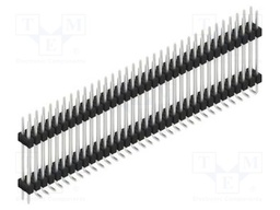 Connector: pin strips; pin header; male; PIN: 68; 2.54mm; SMT; 2x34