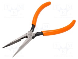 Pliers; side,cutting,half-rounded nose; 182mm