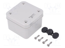 Enclosure: multipurpose; X: 74mm; Y: 74mm; Z: 54mm; polycarbonate