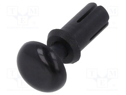 Rivet; polyamide; Rivet diam: 3.5mm; L.rivet: 7.1mm; Colour: black