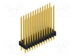 Connector: pin strips; pin header; male; PIN: 26; 1.27mm; THT; 2x13