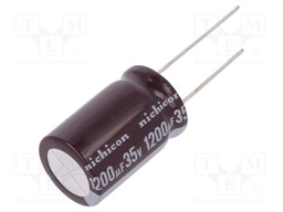Capacitor: electrolytic; low impedance; THT; 1200uF; 35VDC; ±20%