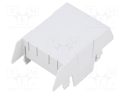 Cover; for enclosures; UL94HB; Series: EH 45; Mat: ABS; grey; 45mm