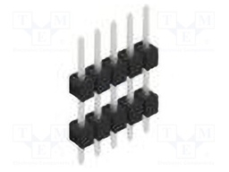 Connector: pin strips; pin header; male; PIN: 5; 2.54mm; THT; 1x5
