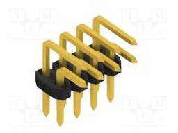 Connector: pin strips; pin header; male; PIN: 8; 2mm; THT; 2x4; 100V