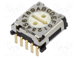 Encoding switch; DEC/BCD; Pos: 16; SMT; Rcont max: 200mΩ; 5.1Ncm