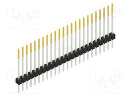 Connector: pin strips; pin header; male; PIN: 24; 2.54mm; THT; 1x24
