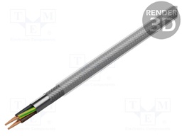 Wire; TOPFLEX-EMV,2YSLCY-J; stranded; Cu; 4G6mm2; PE; transparent