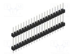 Connector: pin strips; pin header; male; PIN: 20; 2.54mm; THT; 1x20