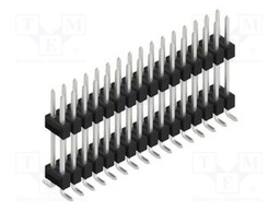 Connector: pin strips; pin header; male; PIN: 32; 2.54mm; SMT; 2x16