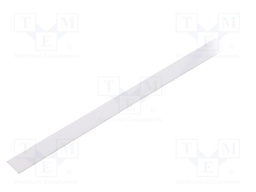 Cover for LED profiles; white; 2m; V: A; slide